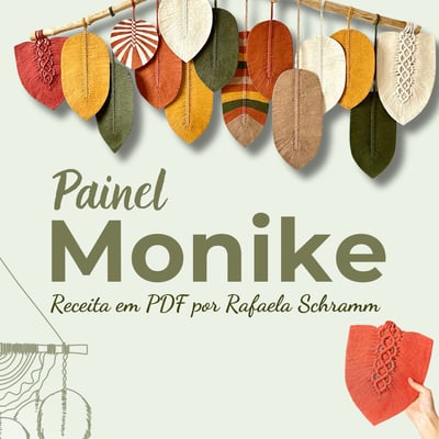 Painel Monike - Receita de Macramê em PDF